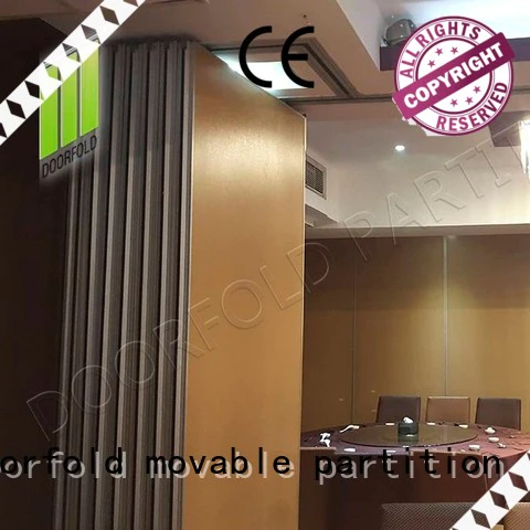 Doorfold movable partition movable sliding room partitions operable for conference