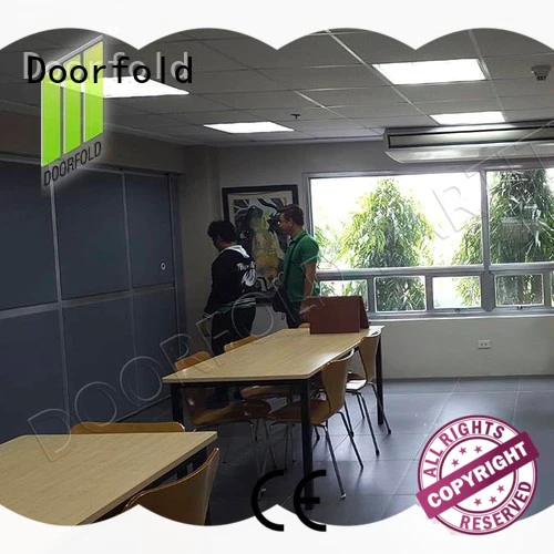 Doorfold soundproof office partitions acoustic for meeting room
