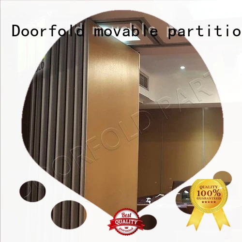 Doorfold movable partition retractable sliding glass partition walls partition for restaurant