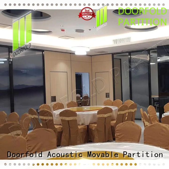 Doorfold spatial hall acoustic movable partitions marriott for conference