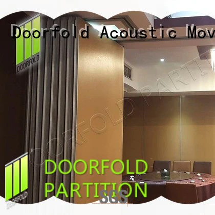 crowne acoustic sliding folding partition wall for conference Doorfold