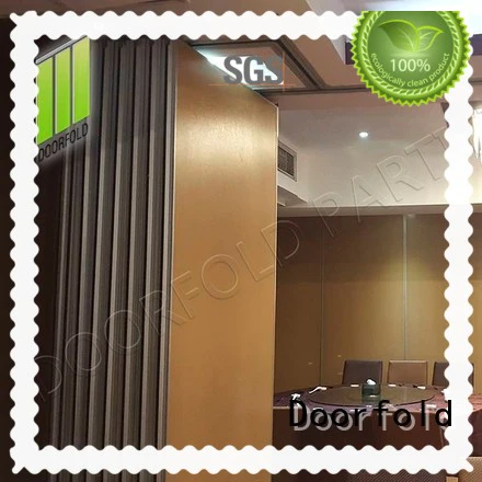 Doorfold sliding folding partition easy installation for conference