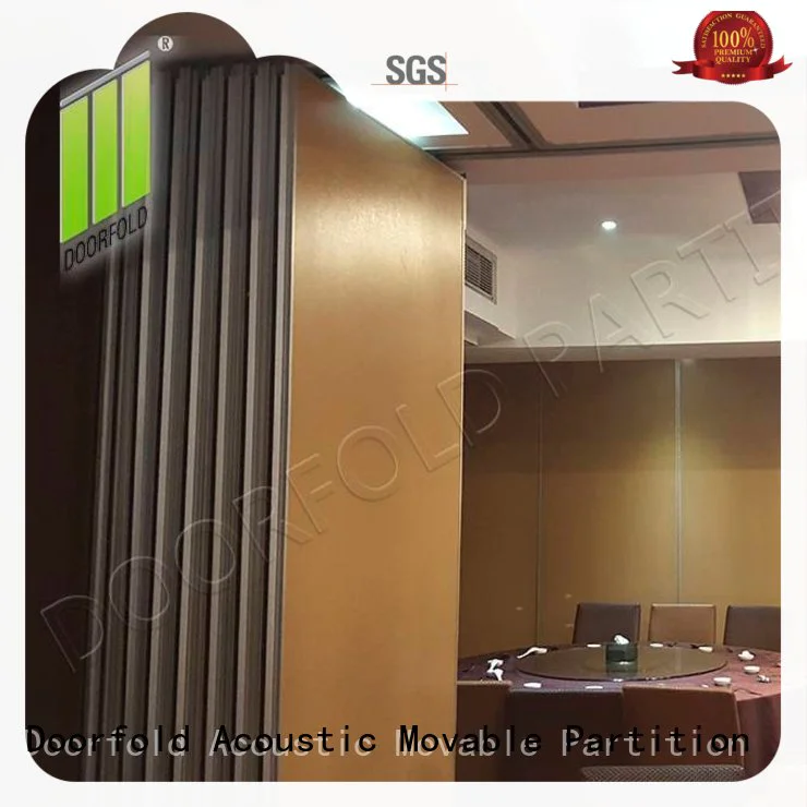 Doorfold sliding room partitions high-end for office