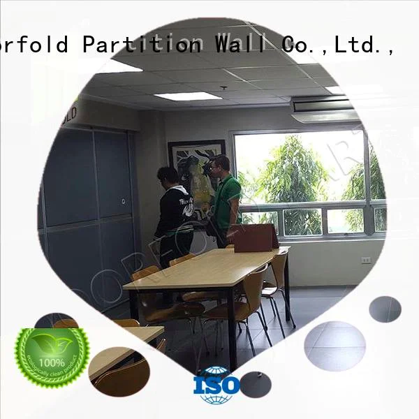 Doorfold movable partition soundproof folding walls sound proof retractable room