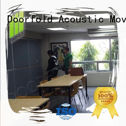 proof soundproof sliding walls retractable for meeting room Doorfold