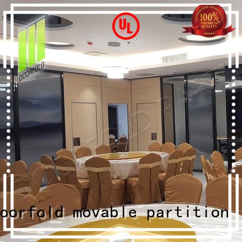 crowne hot selling OEM acoustic movable partitions Doorfold movable partition