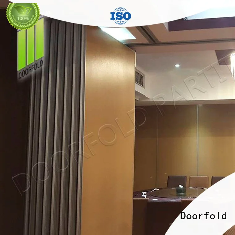 Doorfold movable sliding room partitions divider for restaurant