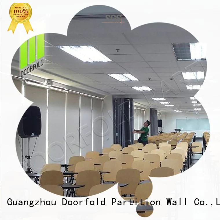 Quality Doorfold movable partition Brand frameless theater folding partition walls commercial
