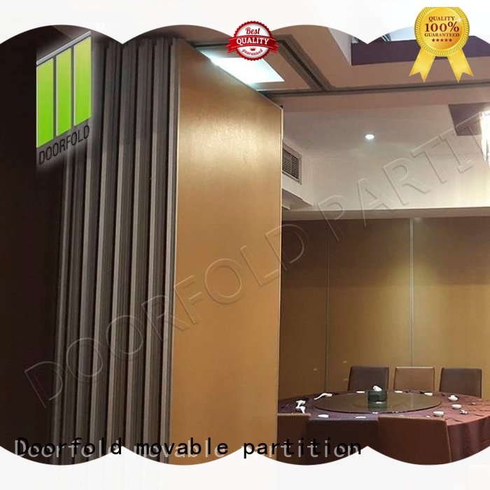 Doorfold movable partition movable acoustic sliding folding partition sliding for office