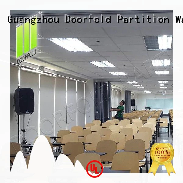 Doorfold folding folding partition walls commercial customization for exhibition