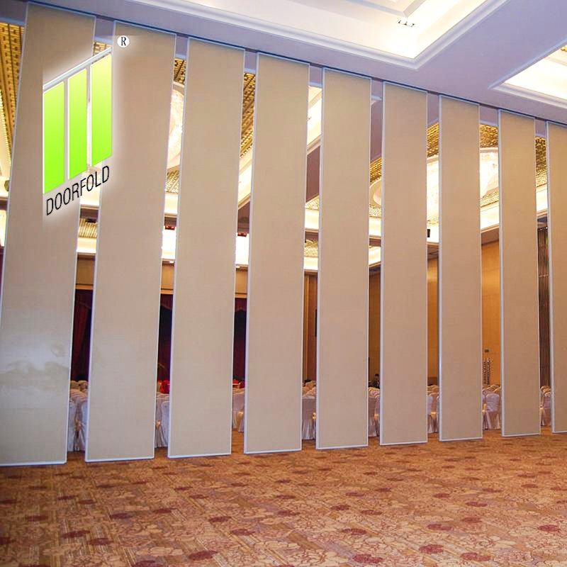 Doorfold movable partition Acoustic Operable Sliding Partition Wall for International Hotel Sliding Partition Wall for Hotel image13