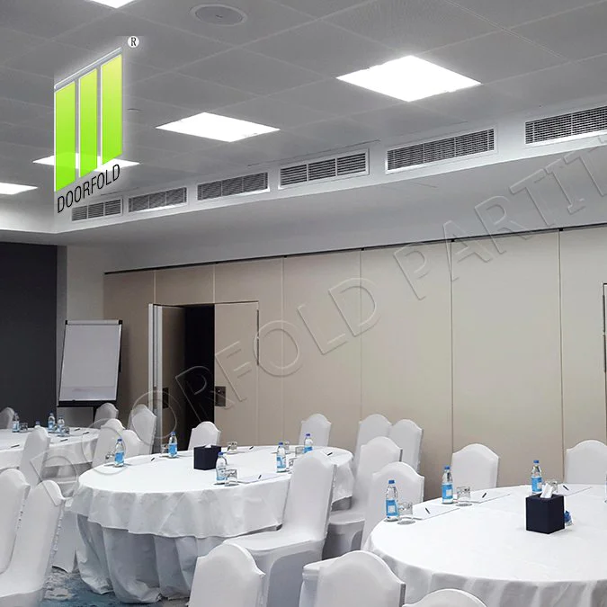 Acoustic Operable Folding Partition Divider for Commercial Room