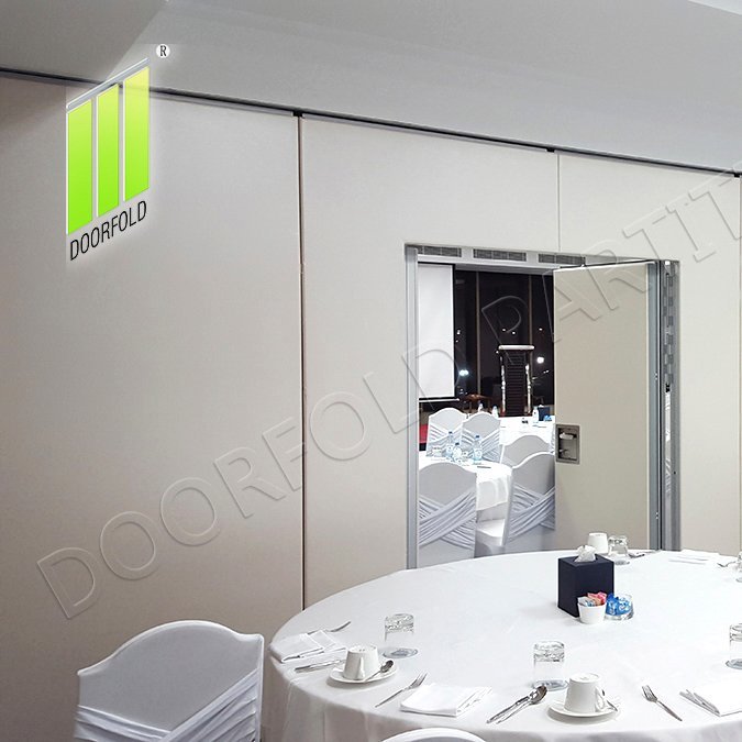 Retractable Acoustic Sliding Partition Wall for Soundproof Room