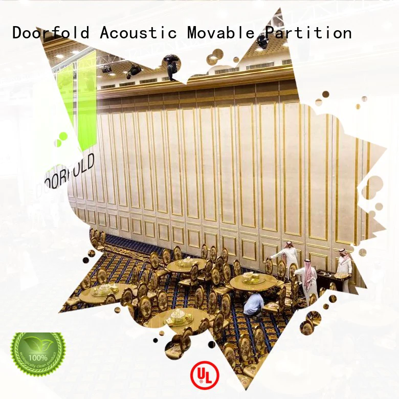 Wholesale hot sale acoustic movable partitions Doorfold movable partition Brand