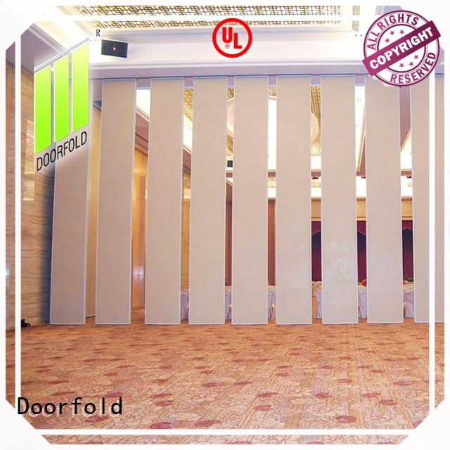 commercial Sliding Partition Wall for Hotel simple structure