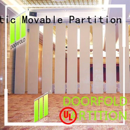 Doorfold movable partition Brand museum sliding folding partition center factory