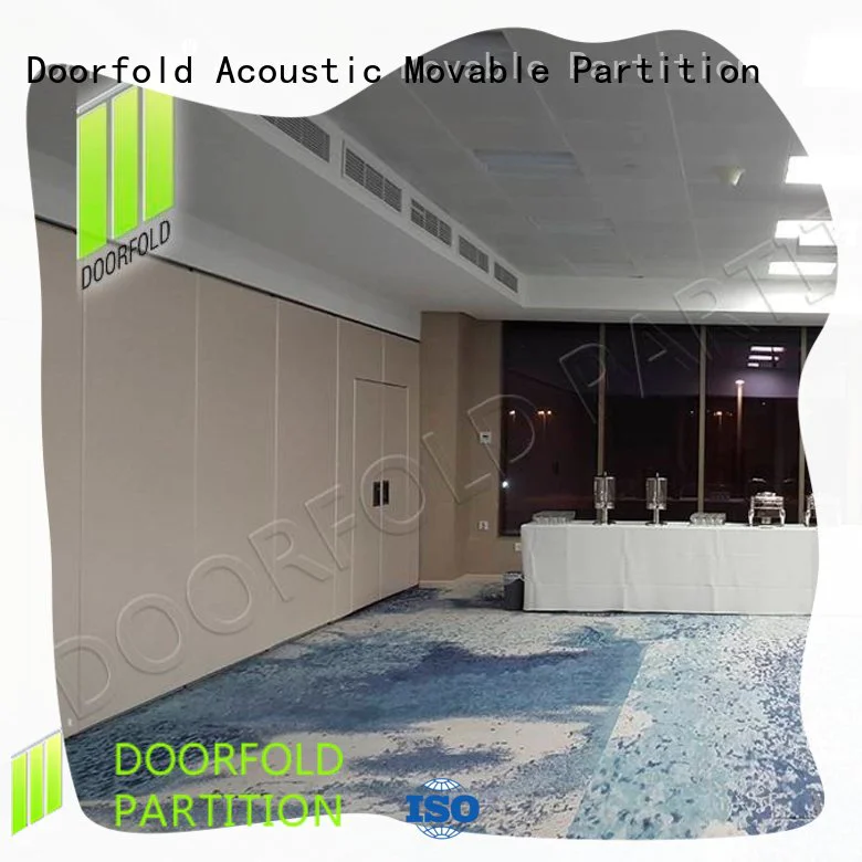 Doorfold movable partition flexible acoustic sliding folding partition crowne for conference