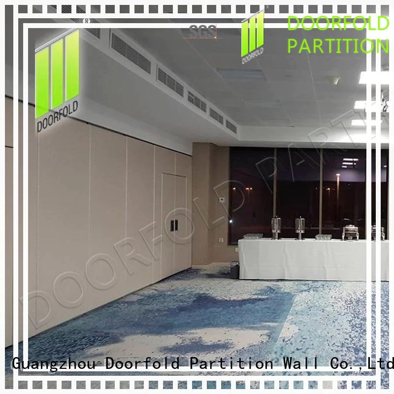Doorfold movable partition luck sliding glass partition walls luck for conference