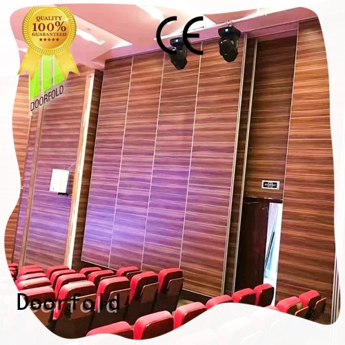 Doorfold acoustic movable walls fast installation for movie