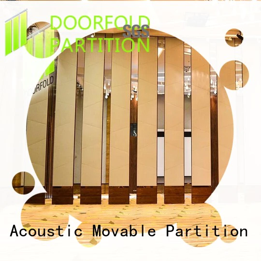 sliding glass partition walls exhibition folding Doorfold movable partition Brand sliding folding partition