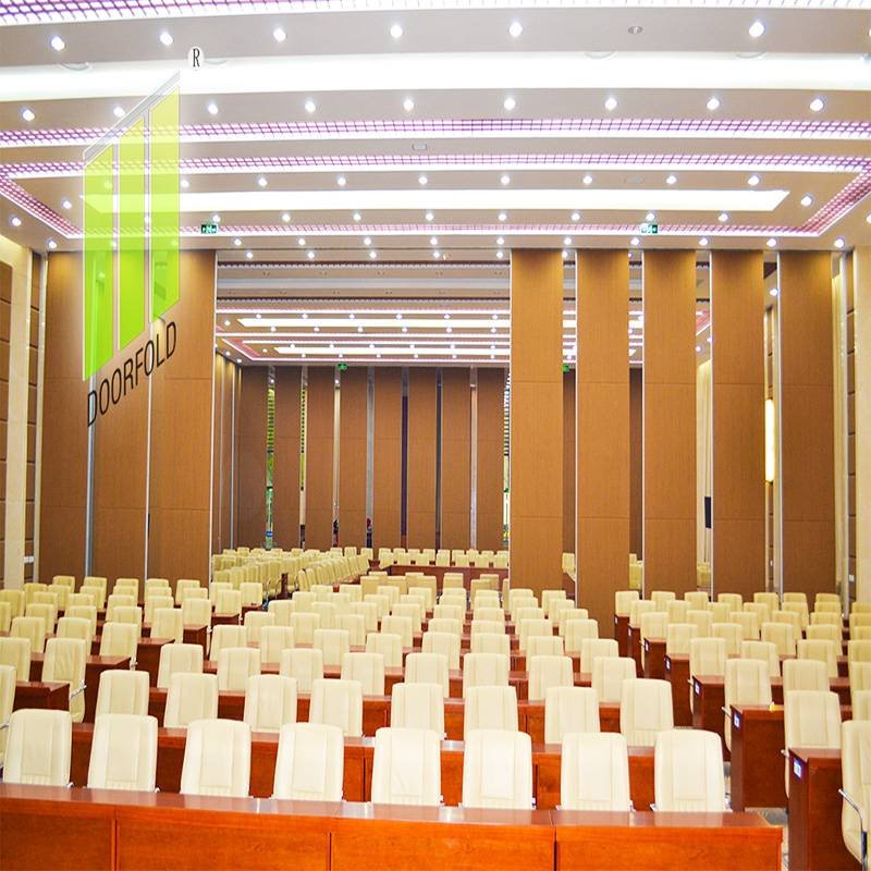 Doorfold movable partition Acoustic Movable Folding Partition Wall for Meeting Room DF-100 Folding Partition Wall for Meeting Room image15