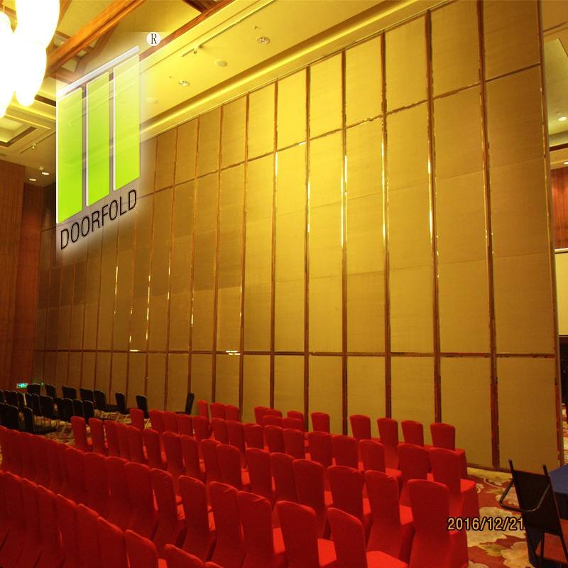 Doorfold movable partition Hotel Flexible Folding Acoustic Movable Partitions Wall Folding Partition Wall for Hotel image13