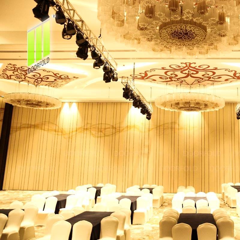 Movable Acoustic Folding Partition Wall for Haikou Marriott Hotel