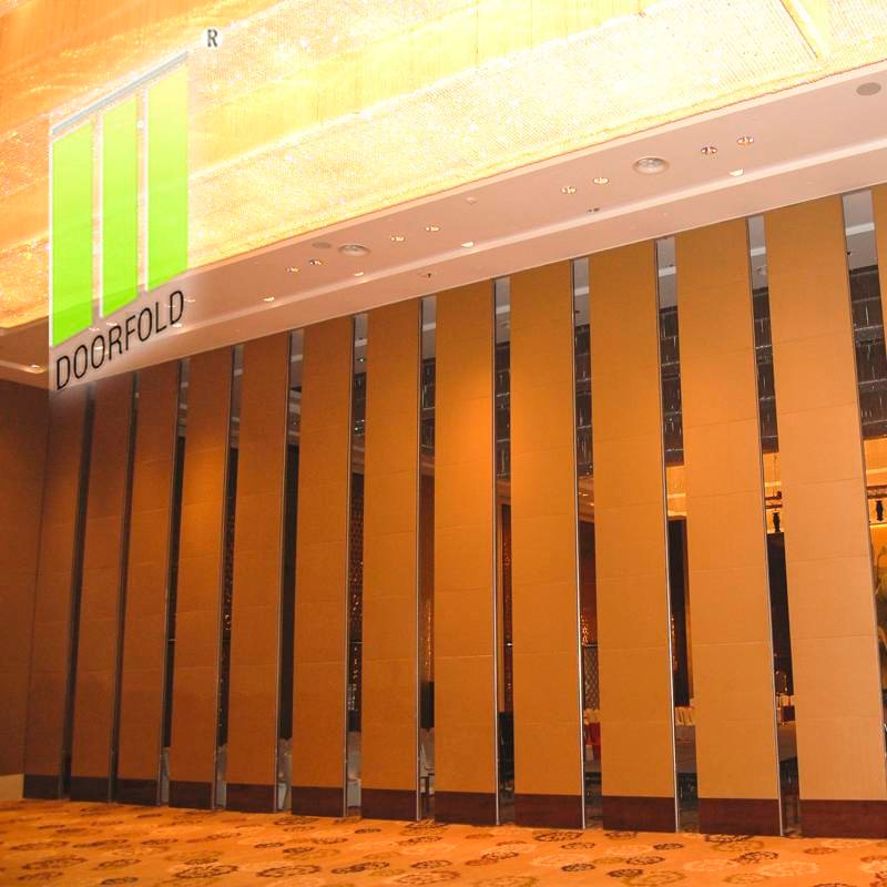 Doorfold movable partition Acoustic Retractable Folding Divider Partition Wall for Hotel Folding Partition Wall for Hotel image14