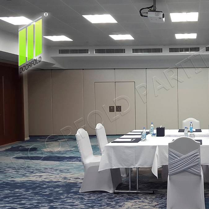 Doorfold movable partition Retractable Acoustic Sliding Partition Divider for Conference Room Silding Partition Wall for Meeting Room image9