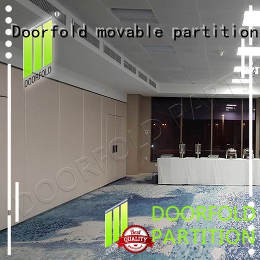 sliding glass partition walls luck display Doorfold movable partition Brand