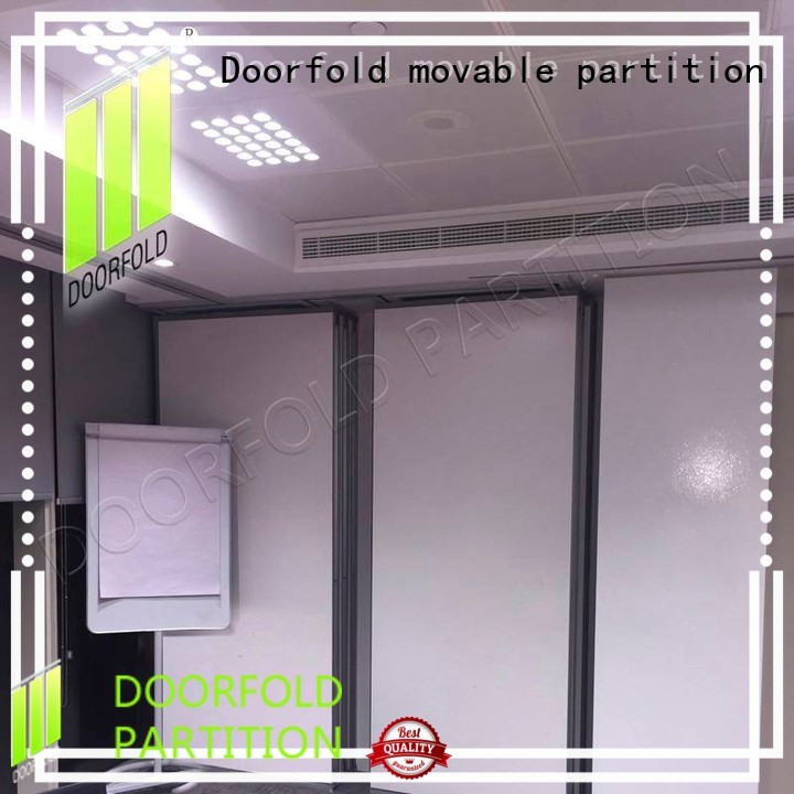 Doorfold movable partition Brand golden glass custom operable partition wall