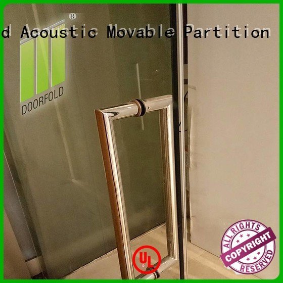 Doorfold movable partition glass partition wall office movable restaurant commercial