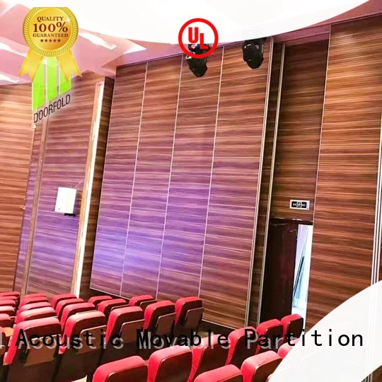 movable wall track systems fast installation for movie Doorfold movable partition