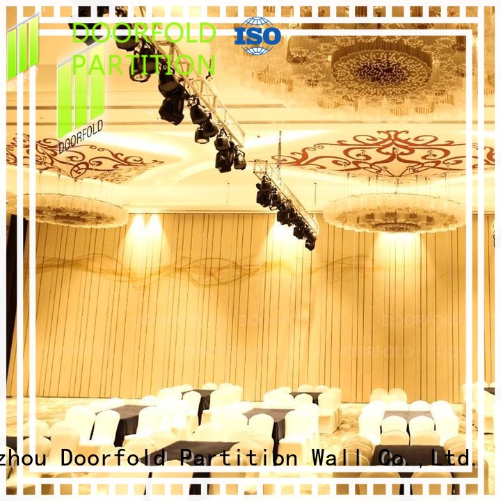 Doorfold movable partition movable acoustic sliding folding partition fast delivery