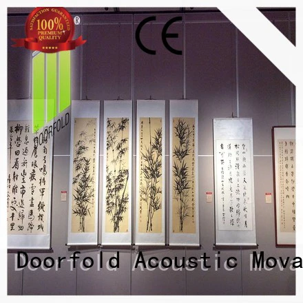 Museum Display Acoustic Folding Movable Partition Wall Panels