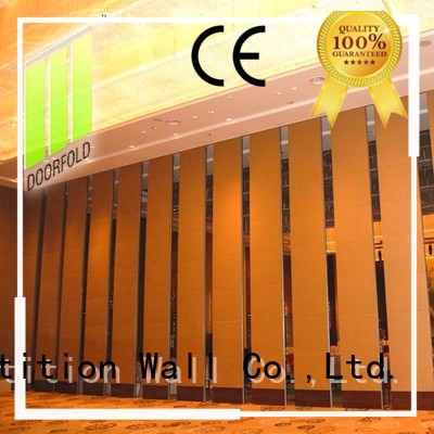 Doorfold spatial acoustic folding walls fast delivery for restaurant