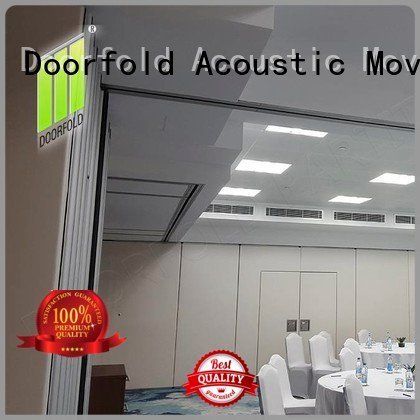 collapsible wall sliding soundproof office partitions Doorfold movable partition