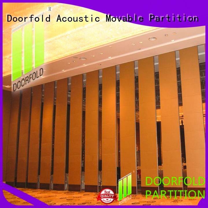 Doorfold movable partition Brand lan saudi hotel acoustic movable partitions