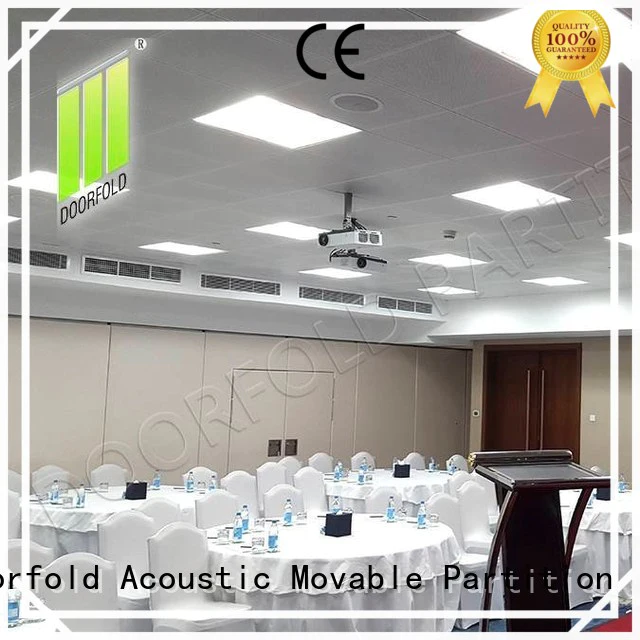 Doorfold movable partition Brand proof partitioin center manila folding partition walls commercial