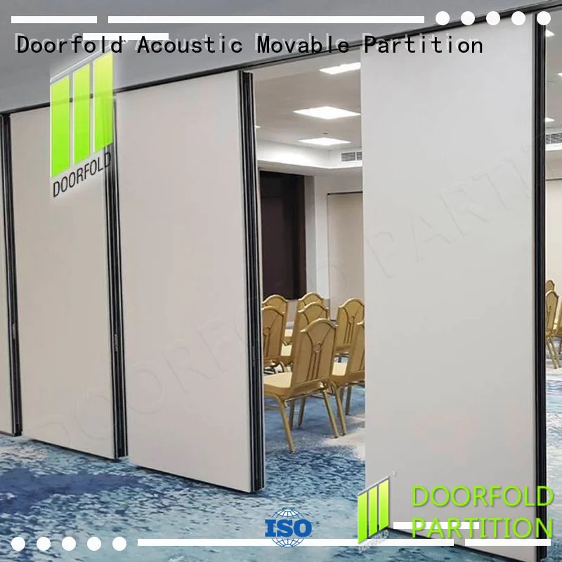 Doorfold portable office partitions decorative for meeting room