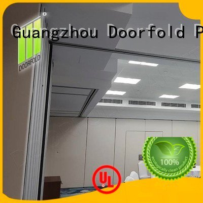 sliding acoustic Doorfold movable partition soundproof office partitions