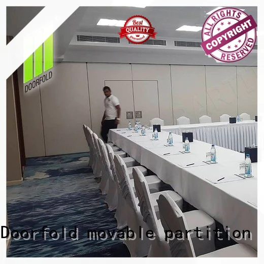 Doorfold movable partition operable sliding partition for office