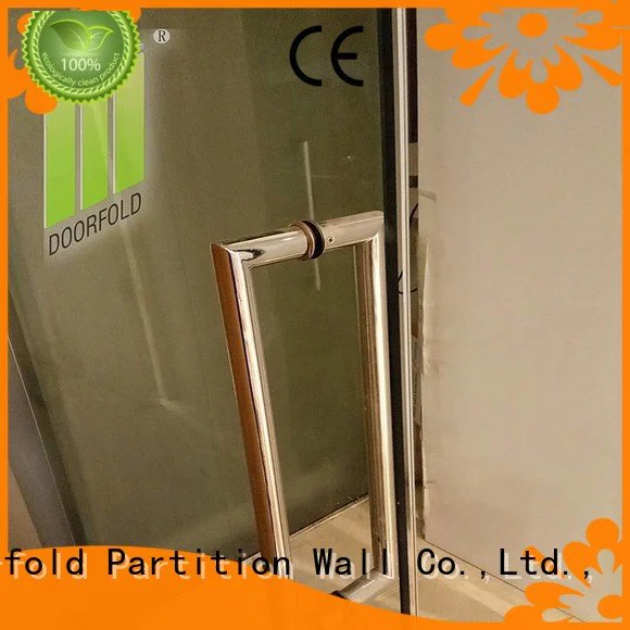 Hot glass partition walls for office office restaurant partition Doorfold movable partition Brand