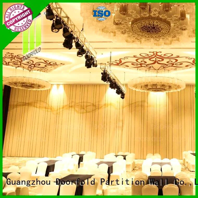 Doorfold movable partition Brand retractable partitions operable acoustic movable partitions hotel
