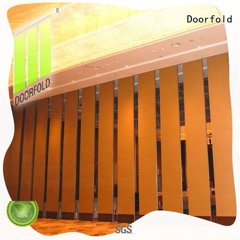Doorfold hall acoustic movable partitions multi-functional for office