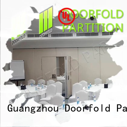 Doorfold retractable foldable soundproof partition wall sliding for expo