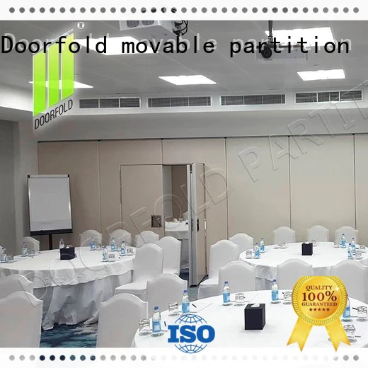 retractable soundproof movable wall dividers for conference room Doorfold movable partition