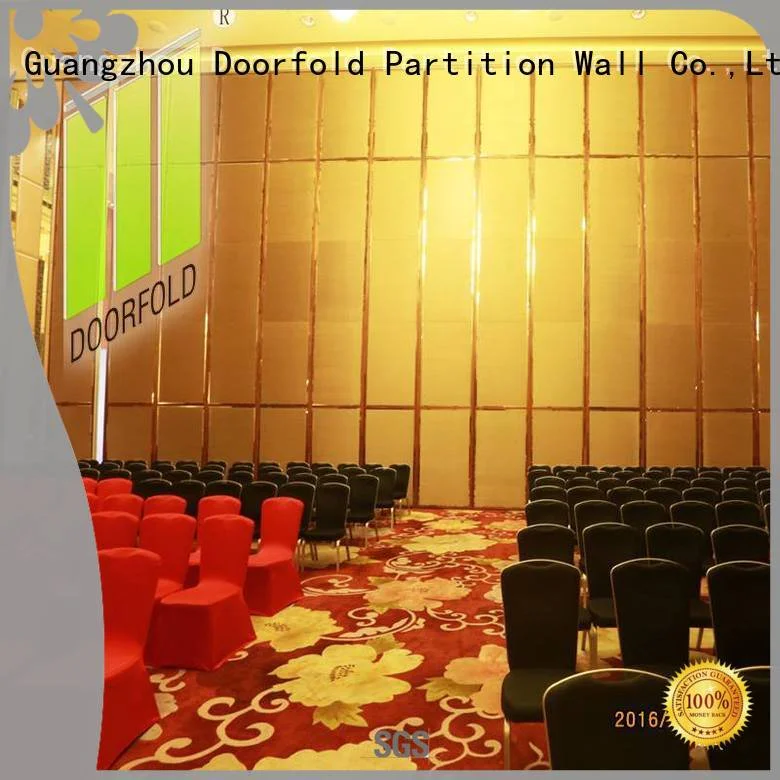 Doorfold movable partition acoustic movable partitions hotel yun divider haikou