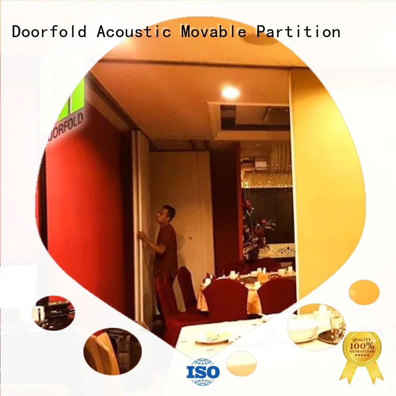 easy installation Sliding Partition for Commercial Room hot for hotel Doorfold movable partition