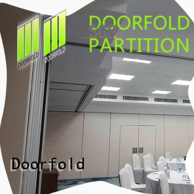 Doorfold soundproof office partitions for expo